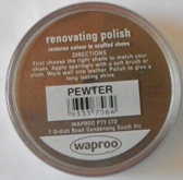 Pewter Shoe Polish Pewter Boot Polish Hand Bag Polish